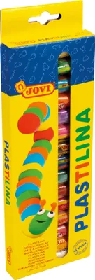 Produktbild von Jovi PLASTILINA Knetmasse 15er Schachtel, farbig sortiert