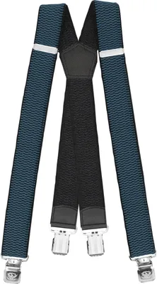 Produktbild von Fabio Farini - 1 Stück 4cm Breites X-Design verstellbar mit extra starken Clipverschluss, Blau