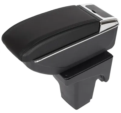 Produktbild von Mittelarmlehne Armlehne Leder schwarz komplett für Ford Focus III 2010-2014