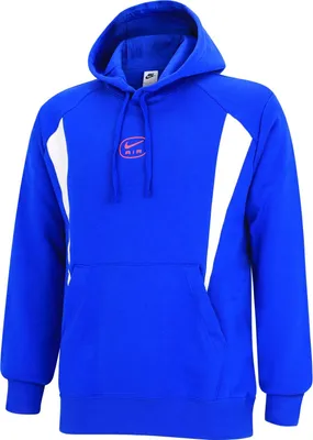 Produktbild von Nike Kapuzenpullover / Swoosh Air Fleece Hoodie für Herren, Größe:M, Farbe:Blau