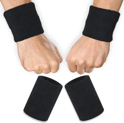 Produktbild von Famanu Sportarmbänder aus elastischer Baumwolle - 2 Stück, feuchtigkeitsableitend