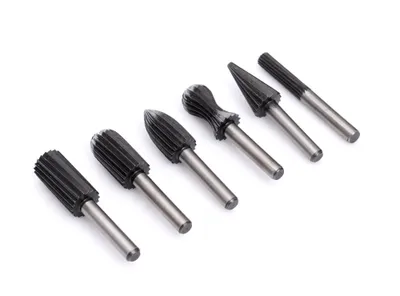 Produktbild von Schaftfräser 6mm Frässtifte 6tlg Metall Alu HSS Fräsersatz