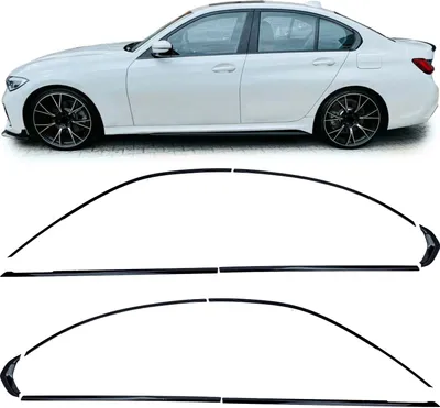 Produktbild von Shadow Line Zierleisten Fensterleisten Fensterrahmen Schwarz Glanz für BMW 3er