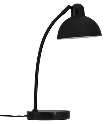 Produktbild von Tischlampe, Tischleuchte, Nachttischlampe, Schreibtischlampe, LED Leselampe, Eric Marmor schwarz