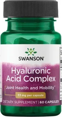 Produktbild von Hyaluronsäure-Komplex 33 mg 60 Kapseln Swanson Health Products