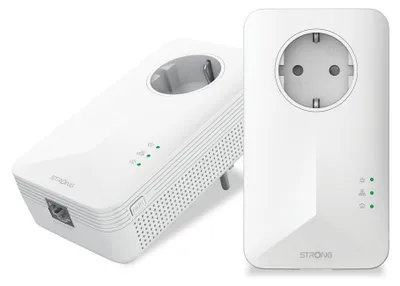 Obrázek produktu pro Sada Powerline 1000 – Dva adaptéry PLC s zásuvkou – 1000 Mbit/s