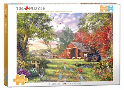 Immagine prodotto di Eurographics Puzzle Bauernhof, 104 Teile, 36 x 26 cm, 6704-0715