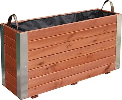 Produktbild von Forest Style Pflanzkasten 100cm Hochbeet Pflanzbeet Beet Pflanzkübel Blumenkübel