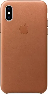 Produktbild von Apple iPhone XS Max Leather Case Saddle Brown
