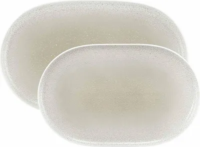 Produktbild von Seltmann Weiden Sento Home Aura cream Teller/Servierplatte-Set 2 tlg.