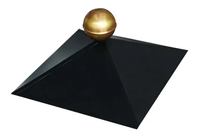 Produktbild von Pavillonhaube Karibu 35 x 35 cm, schwarz
