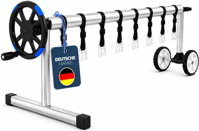 Produktbild von Aluminium Poolaufroller 210–550 cm für Solarplanen und Poolabdeckungen