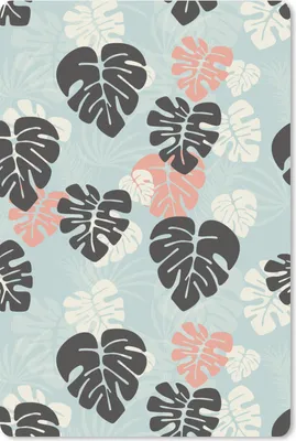Produktbild von MuchoWow® Mauspad Mousepad Blätter - Monstera - Hawaii - Muster 18x27 cm - Mousepads - Maus Mat - Pad - Mausunterlage