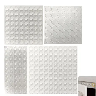 Productafbeelding van 250 Stukken Zelfklevende Gummipuffers, Stootdempers