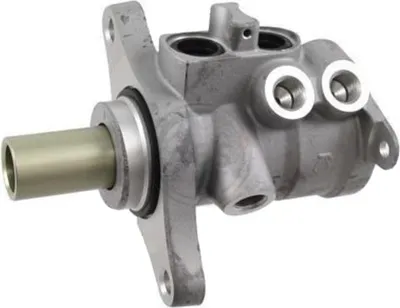 Imagen del producto de Cilindro maestro de freno, diámetro 23,8 mm, con 3 conexiones de aluminio M12x1.0, compatible con sistema ABS, para vehículos como el FORD FOCUS, entre otros