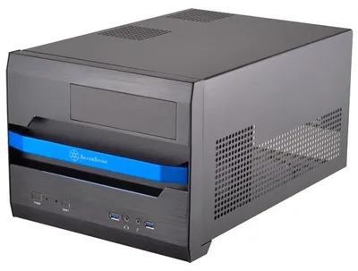 Produktbild von SilverStone SUGO SG12B Mini Tower mATX/Mini-ITX Gehäuse USB3.0 black