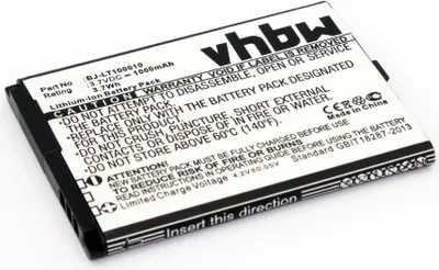 Produktbild von vhbw Akku kompatibel mit Panasonic KX-TU328EXBE, KX-TU349, KX-TU339, KX-TU339EXBE Handy Smartphone Telefon (1000 mAh, 3,7 V, Li-Ion)