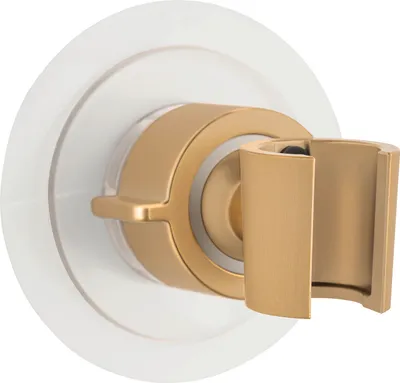 Image de Porte-pommeau de douche WENKO 360° Or, fixer sans percer