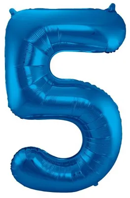 Produktbild von Folat 63145, Spielzeugballon, Folie, Blau, Geburtstag, Anzahl, 860 mm