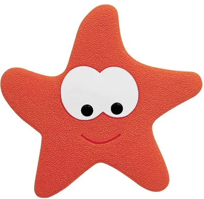 Obrázok produktu pre Sada 5 červených podložiek pod sprchu Spirella Starfy
