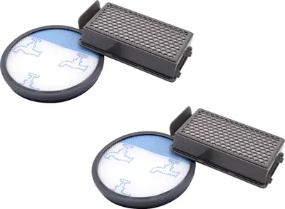Produktbild von vhbw 2x Vormotor-Filter, 2x HEPA Abluft-Filter kompatibel mit Moulinex MO3953PA, MO3985PA, MO3969PA, MO3967PA Staubsauger