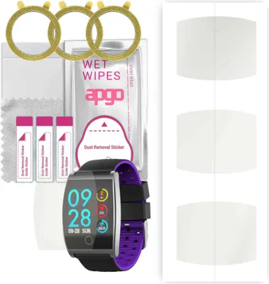 Produktbild von apgo 3 Stück Schutzfolie, Matt, kompatibel mit Garett Sport 22 Smartwatch, Hydrogel Displayschutzfolie mit Positionierhilfe, Displayfolie, robust und kratzfest