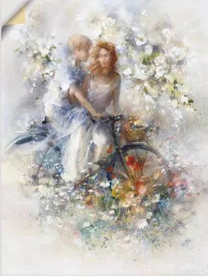 Produktbild von ARTland Wandbild, selbstklebend Frühling II Größe: 45x60 cm