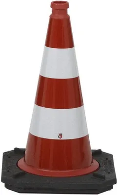 Produktbild von TL WEMAS Leitkegel Reflexkegel 500 mm Bast mit RA1 oder RA2/B Reflexfolie [RA1]