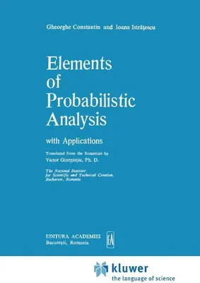 Obrázek produktu pro Elements of Probabilistic Analysis with Applications