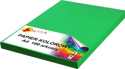 Produktbild von Farbpapier A4 120g erbsengrün 100 Blatt