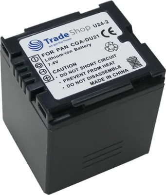 Produktbild von Trade-Shop Li-Ion Akku, 7,2/7,4V 2800mAh für Panasonic NV-GS SERIE NV-GS20EG-S NV-GS17 NV-GS17B NV-GS17EG-S NV-GS10 NV-GS10B NV-GS10EG-S NV-GS120B