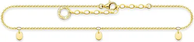Produktbild von Thomas Sabo  Fusskette  Plättchen gold AK0025-001-21-L27V