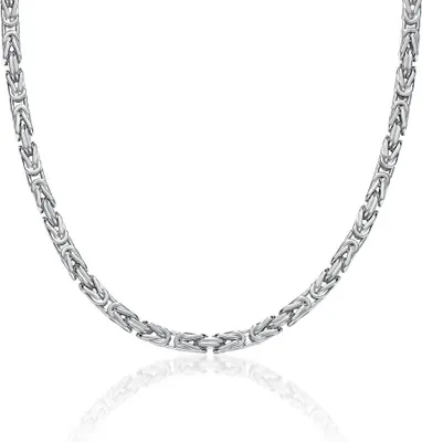 Produktbild von Herren Königskette von JEWLIX aus 925er Silber, 4,0 mm