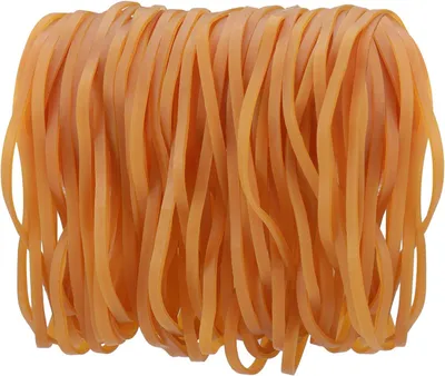 Produktbild von Gummibänder groß, 120 Stück, 16 x 0,6 cm, elastisch, für Büro und Haushalt