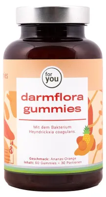 Produktbild von for you darmflora gummies - Ananas-Orange