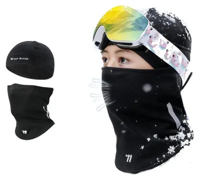 Productafbeelding van Kinderen Balaclava Ski Masker voor Winteractiviteiten