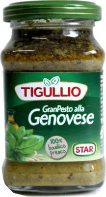 Produktbild von Tigullio Pesto mit Basilikum (190g Glas)