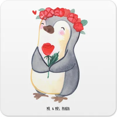 Produktbild von Mr. & Mrs. Panda Tischuntersetzer Jungfrau Astrologie 10er Set - Weiß - Geschenk, Glas-Untersetzer, Tassenuntersetzer, Sternzeichen, Tassen-Untersetzer, Coaster