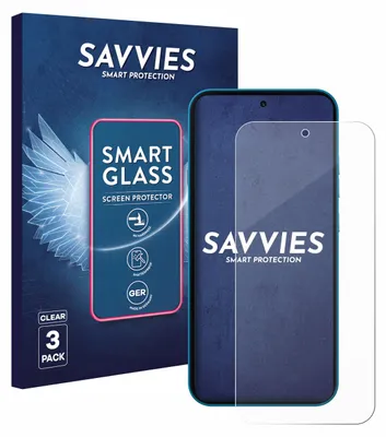 Produktbild von 3x Savvies Schutzglas Folie für Nothing Phone (4a) 9H Panzer Schutzfolie Glas Displayschutz klar transparent