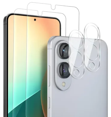 Produktbild von 2x Display + Kamera Glas für Samsung Galaxy S25 Edge Displayschutz Kameraschutz Panzerfolie Displayglas Kameraglas 9H Schutzglas