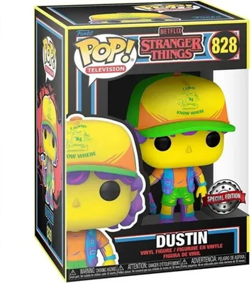 Produktbild von POP-Figur Stranger Things Dustin in Beef Black Light Exklusiv