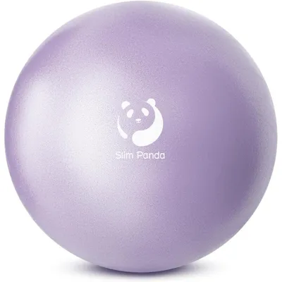 Immagine prodotto di Palla ginnastica piccola, 23-25 cm, palla Pilates con cannuccia gonfiabile, color lilla chiaro