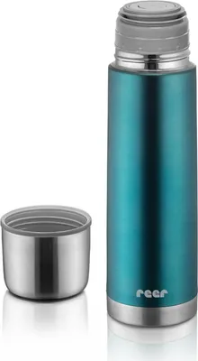 Obrázok produktu pre Vákuová termoska z nehrdzavejúcej ocele ColourCup, 450 ml, modrá, Reer 90523