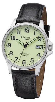 Produktbild von REGENT Herrenuhr F1257 Edelstahl Quarzwerk