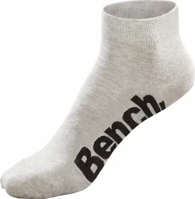 Produktbild von Bench Kurzsocken Damen Herren Socken Kurzschaft mit Komfortbund 6 -teilig schwarz, weiß, grau Größe 35/38