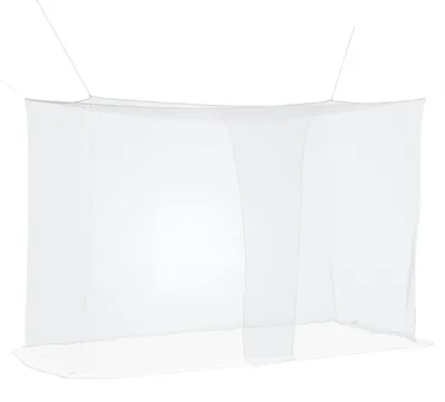 Image de Filet anti-moustiques pour lit 156 mailles 3 pcs Blanc