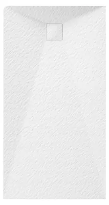 Produktbild von Granitan - Duschwanne - Duschtasse 140x80 cm - Weiß - SMC - Antirutsch - mit Ablauf - TEJA