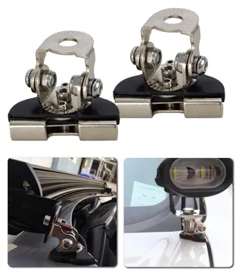 Imagen del producto de Solidchoice - 2 soportes universales para barras de luces LED