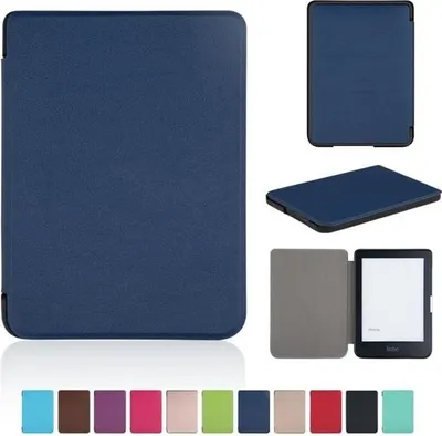 Produktbild von Kobo Clara HD eReader-Hülle mit Magnetverschluss für Kobo Clara HD – Blau