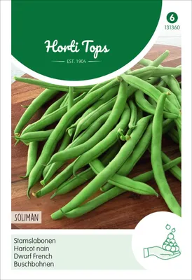 Produktbild von Buschbohne Soliman | Buschbohnensamen von Hortitops
